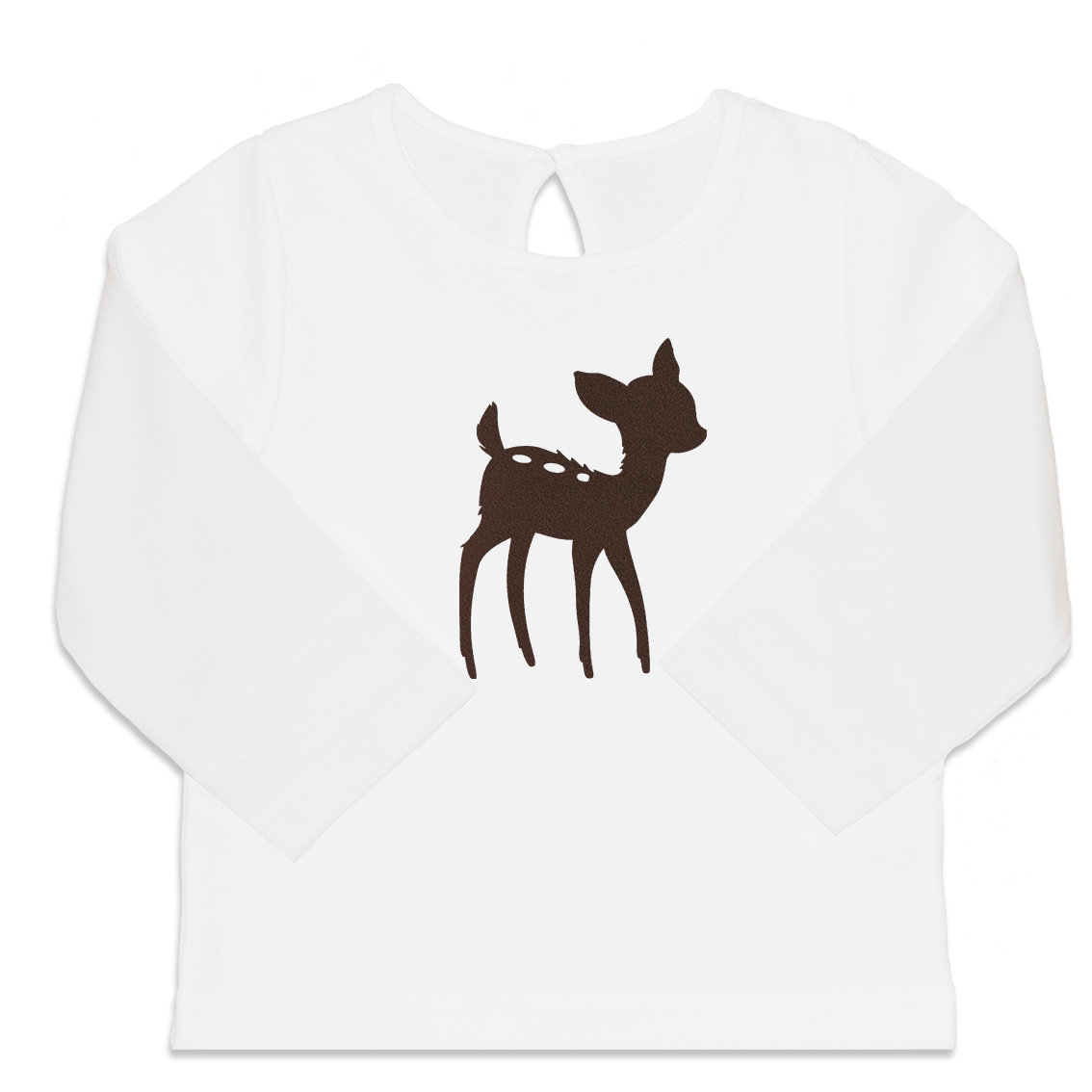 Baby T-Shirt Jungen Samt Bambi