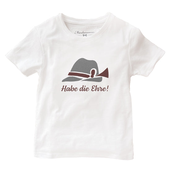Trachten T-Shirt für Jungen mit grauen Hut 