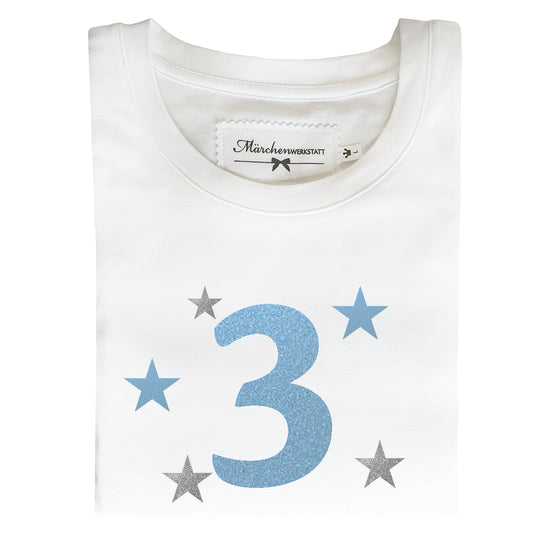 Geburtstags T-Shirt Jungen Zahl 3 Jahre