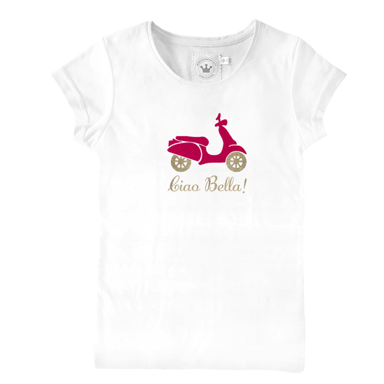 Mädchen T-Shirt Bella Italia Vespa