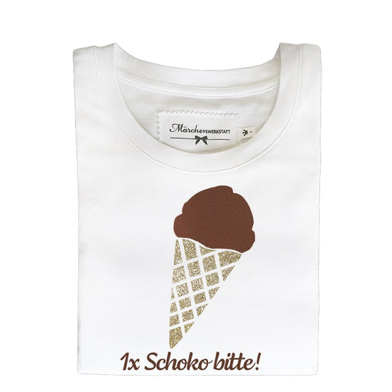 Mädchen T-Shirt Schoko Eis