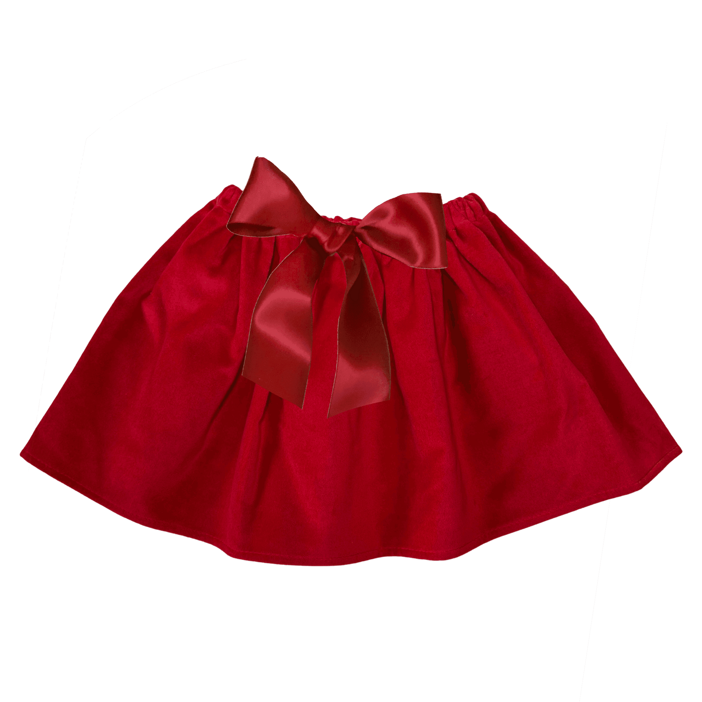 festlicher Samtrock in ro