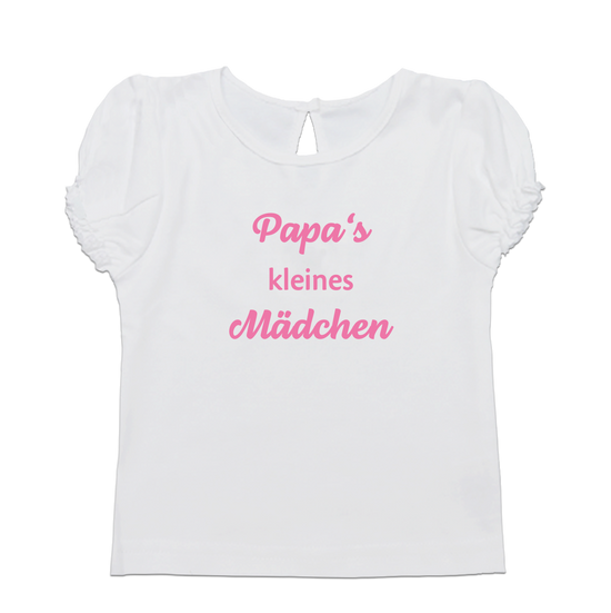 Baby T-Shirt Papa's kleines Mädchen