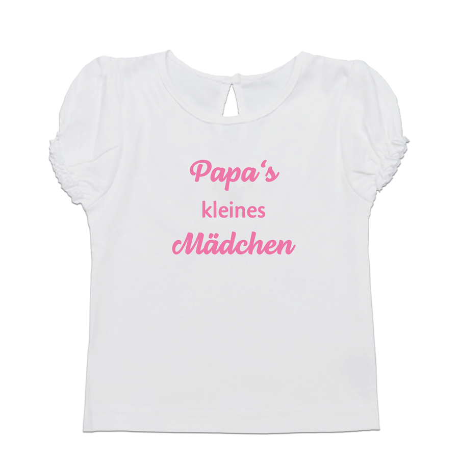 Baby T-Shirt Papa's kleines Mädchen