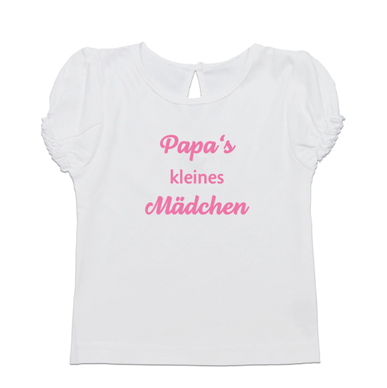 Baby T-Shirt "Papa's kleines Mädchen"