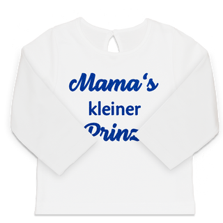 
                    
                      Baby T-Shirt Junge Mama's kleiner Prinz
                    
                  