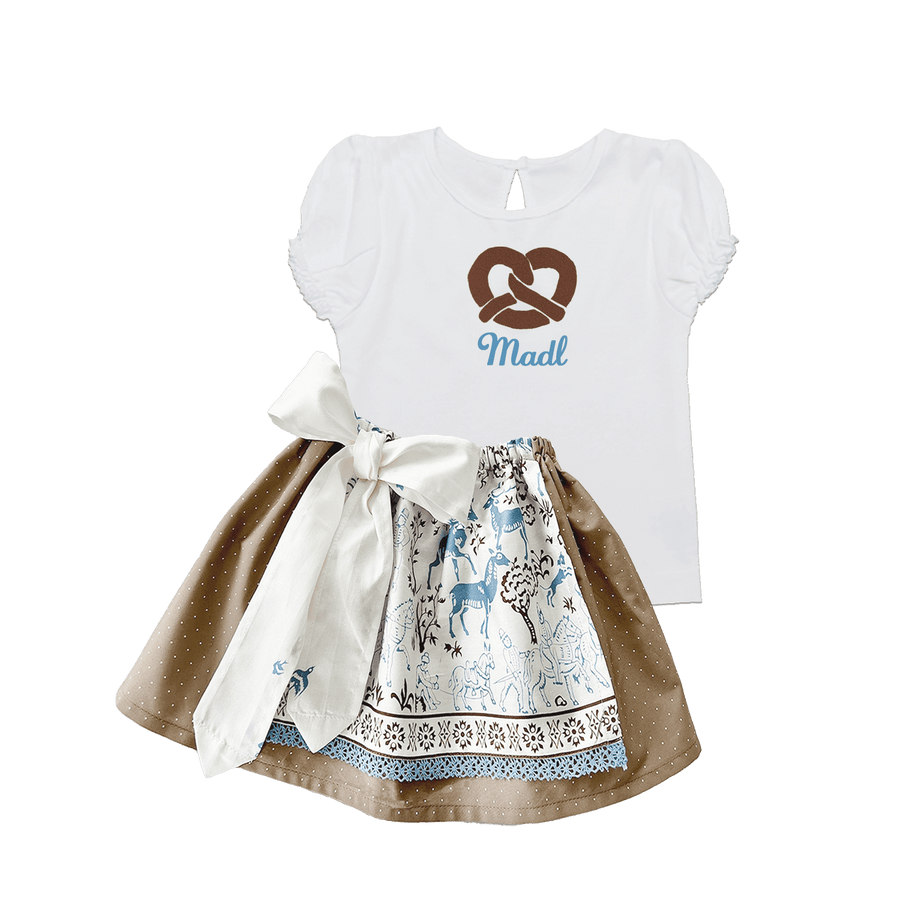 Baby Trachten T-Shirt Mädchen Brezel Märchenwerkstatt