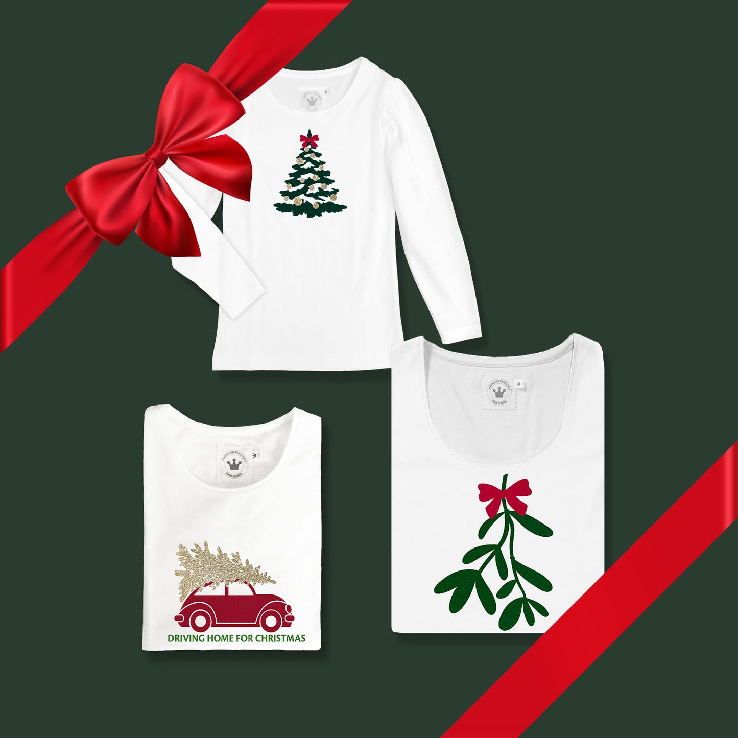Banner-Weihnachts-T-Shirts