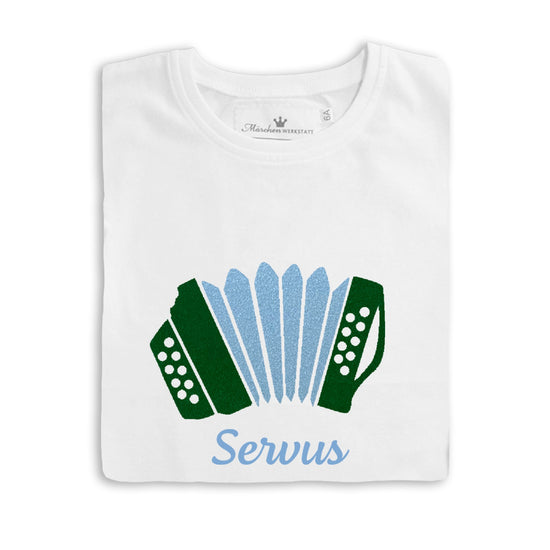 Jungen Trachten T-Shirt Servus