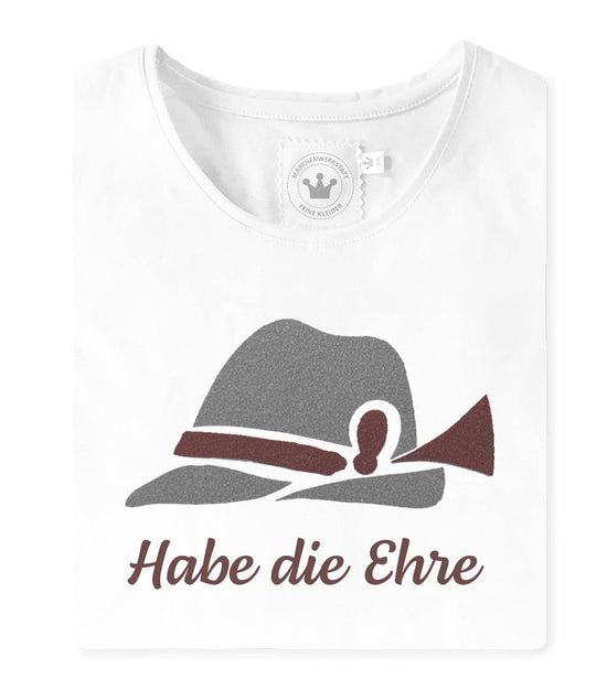Jungen Trachten T-Shirt Hut Habe die Ehre