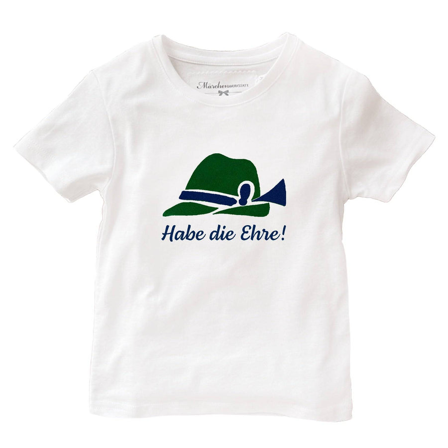 Jungen Trachten T-Shirt Hut Habe die Ehre