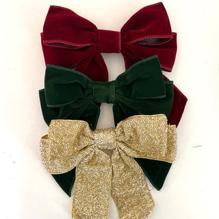 
                    
                      Christbaumschmuck Schleife mit Klammer
                    
                  