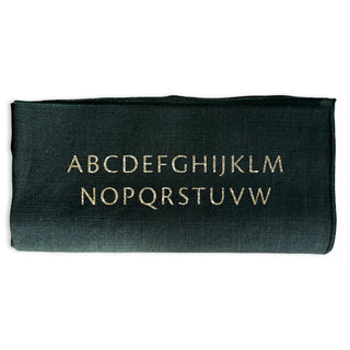 
                    
                      Christmas magic Serviette dunkelgruen personalsisiert.Druckschrift
                    
                  