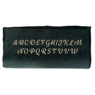 
                    
                      Christmas magic Serviette dunkelgruen personalsisiert.Schreibschrift
                    
                  