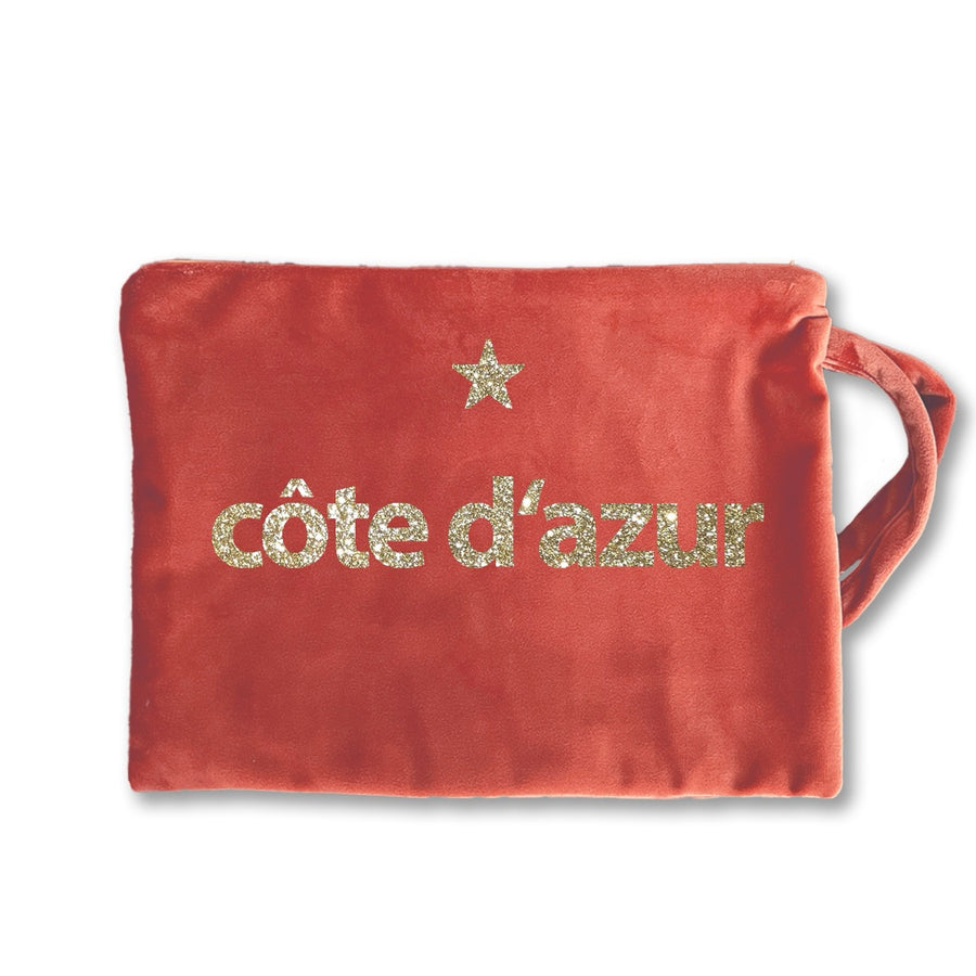 Kosmetiktasche Côte d' azur orange