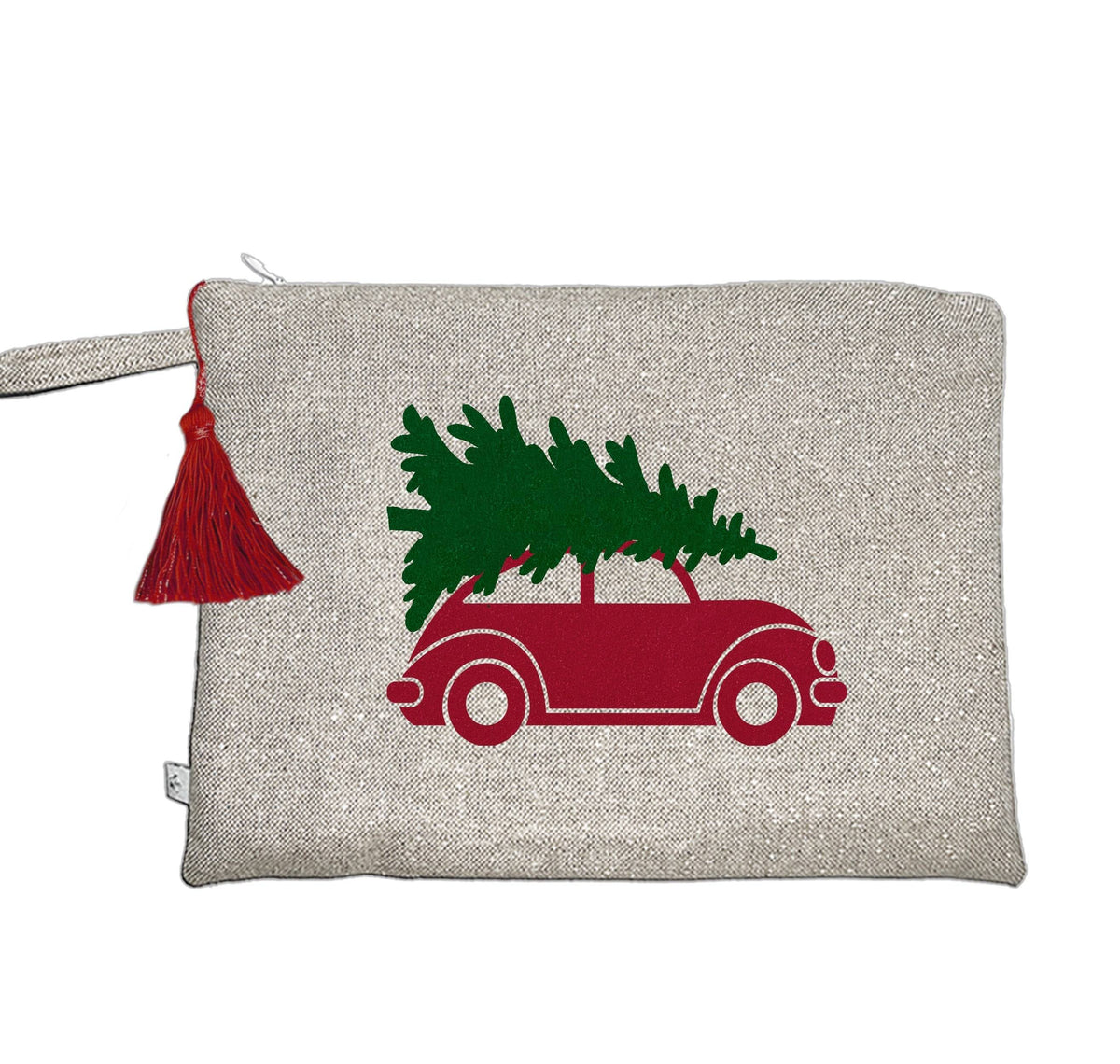 Kosmetiktasche Weihnachtsauto