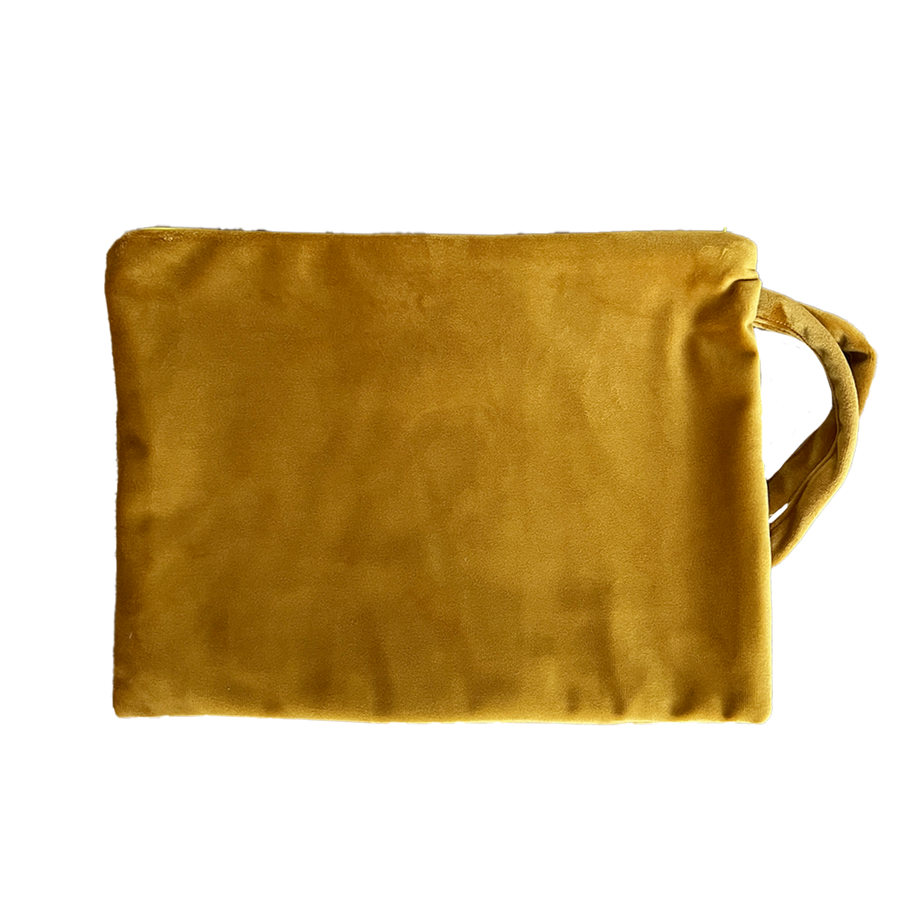 Kosmetiktasche Samt personalisiert