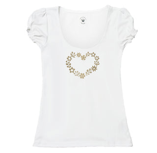 
                    
                      Damen T-Shirt romantisches Blumenherz Märchenwerkstatt
                    
                  