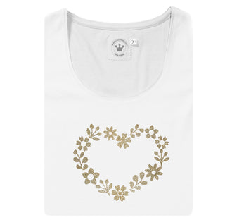 
                    
                      Damen T-Shirt romantisches Blumenherz Märchenwerkstatt
                    
                  