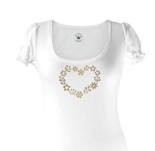 
                    
                      Damen T-Shirt romantisches Blumenherz Märchenwerkstatt
                    
                  