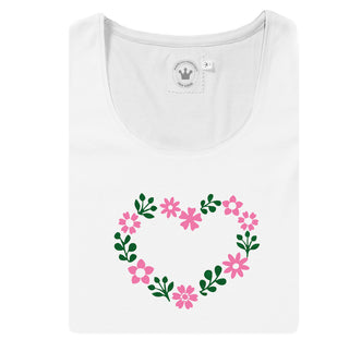 
                    
                      Damen T-Shirt romantisches Blumenherz Märchenwerkstatt
                    
                  