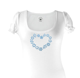 
                    
                      Damen T-Shirt romantisches Blumenherz Märchenwerkstatt
                    
                  
