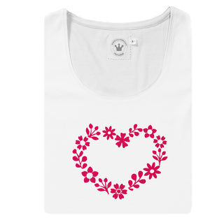 
                    
                      Damen T-Shirt romantisches Blumenherz Märchenwerkstatt
                    
                  