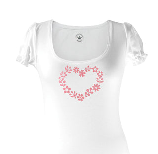 
                    
                      Damen T-Shirt romantisches Blumenherz Märchenwerkstatt
                    
                  