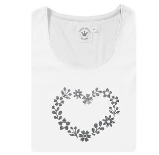 
                    
                      Damen T-Shirt romantisches Blumenherz Märchenwerkstatt
                    
                  