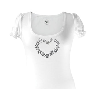 
                    
                      Damen T-Shirt romantisches Blumenherz Märchenwerkstatt
                    
                  