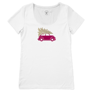 
                    
                      Weihnachts Damen T-Shirt Christmas Auto
                    
                  