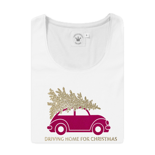 
                    
                      Weihnachts Damen T-Shirt Christmas Auto
                    
                  