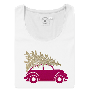 
                    
                      Weihnachts Damen T-Shirt Christmas Auto
                    
                  