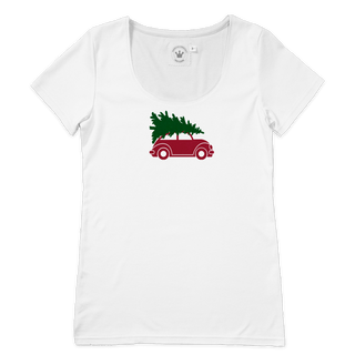 
                    
                      Weihnachts Damen T-Shirt Christmas Auto
                    
                  