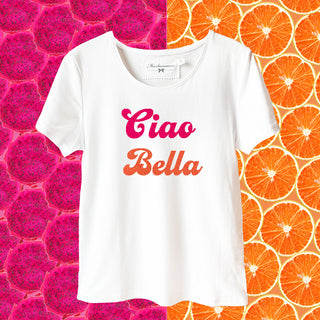 
                    
                      Damen T-Shirt Ciao Bella
                    
                  
