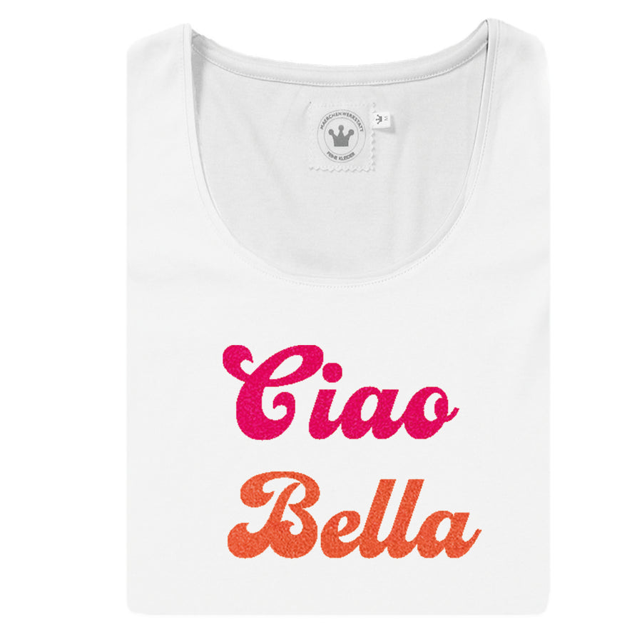 Damen T-Shirt Ciao Bella