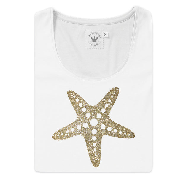 Damen T-Shirt Seestern