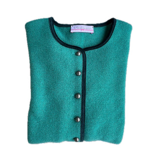 
                    
                      Damen Strickjacke Janker tuerkis dunkelgruen
                    
                  