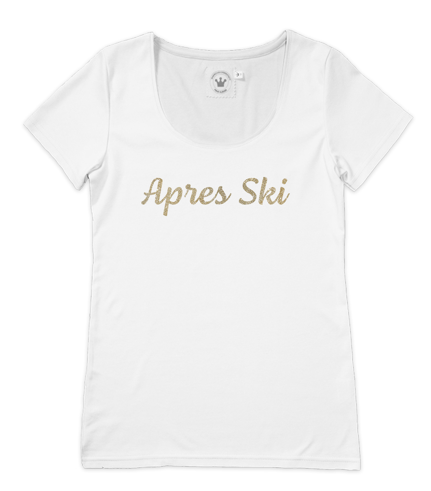 Winter Damen T-Shirt Apres Ski gold