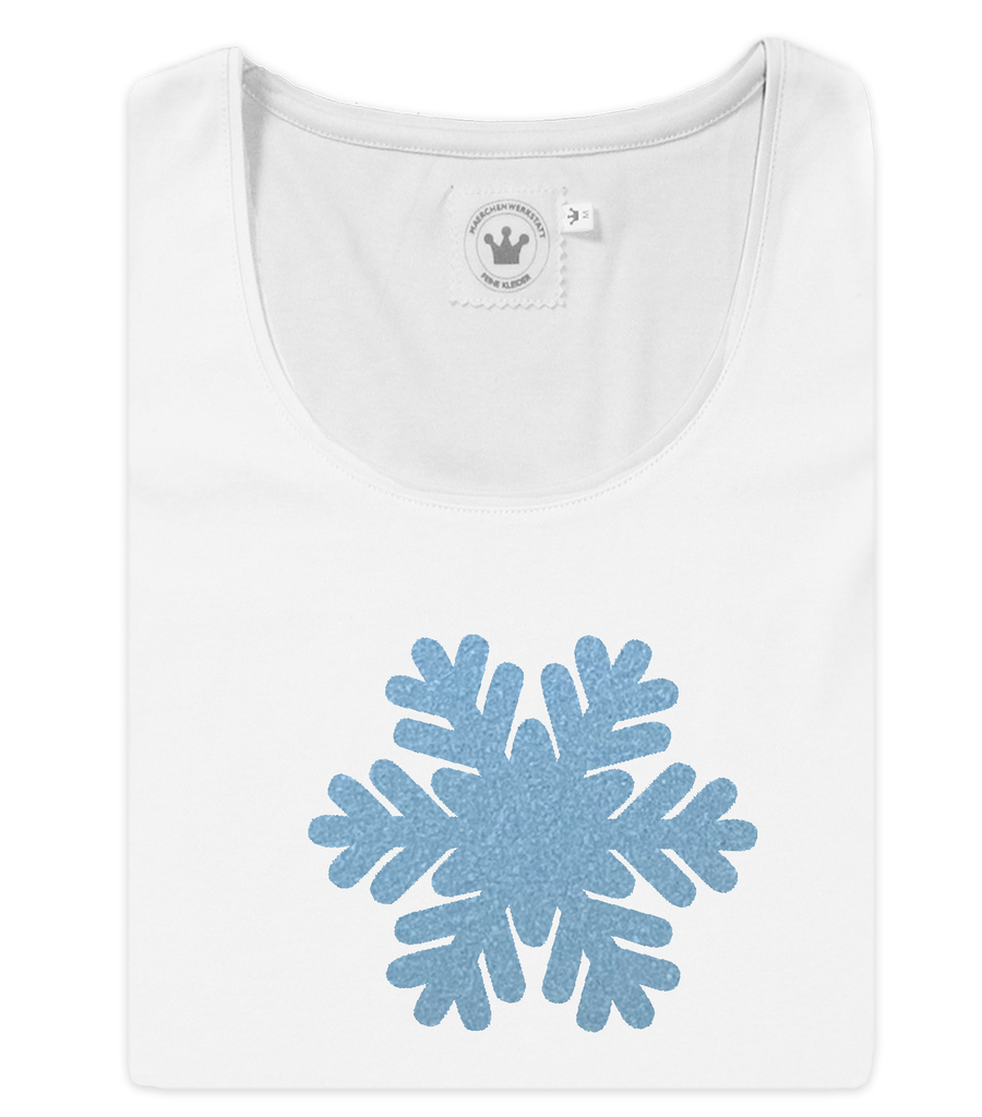 Winter Damen T-Shirt Eiskristall