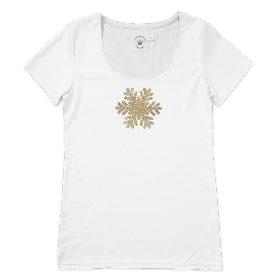 Winter Damen T-Shirt Eiskristall