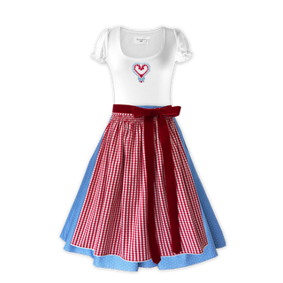 
                    
                      Damen Dirndl Landliebe Märchenwerkstatt Damen Dirndl ohne Mieder mit T-Shirt , Rock &amp; Schürze
                    
                  