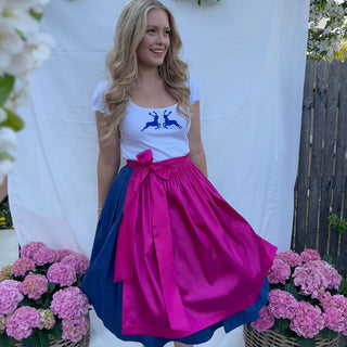 
                    
                      Damendirndl Schuerze Taft pink
                    
                  