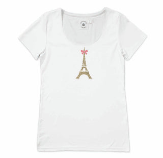 
                    
                      Damenshirt Eifelturm Paris gold glitzer rosa
                    
                  