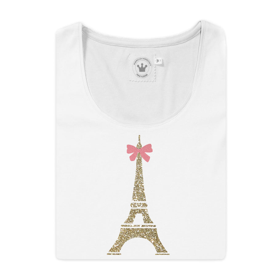 Damenshirt Eifelturm Paris rosa