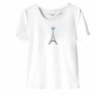 
                    
                      Damenshirt Eifelturm silber glitzer hellblau
                    
                  