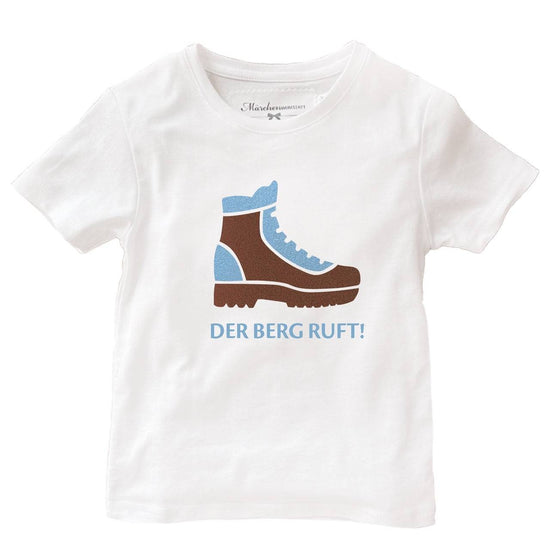 Jungen T-Shirt Hut Wanderschuh Der Berg ruft