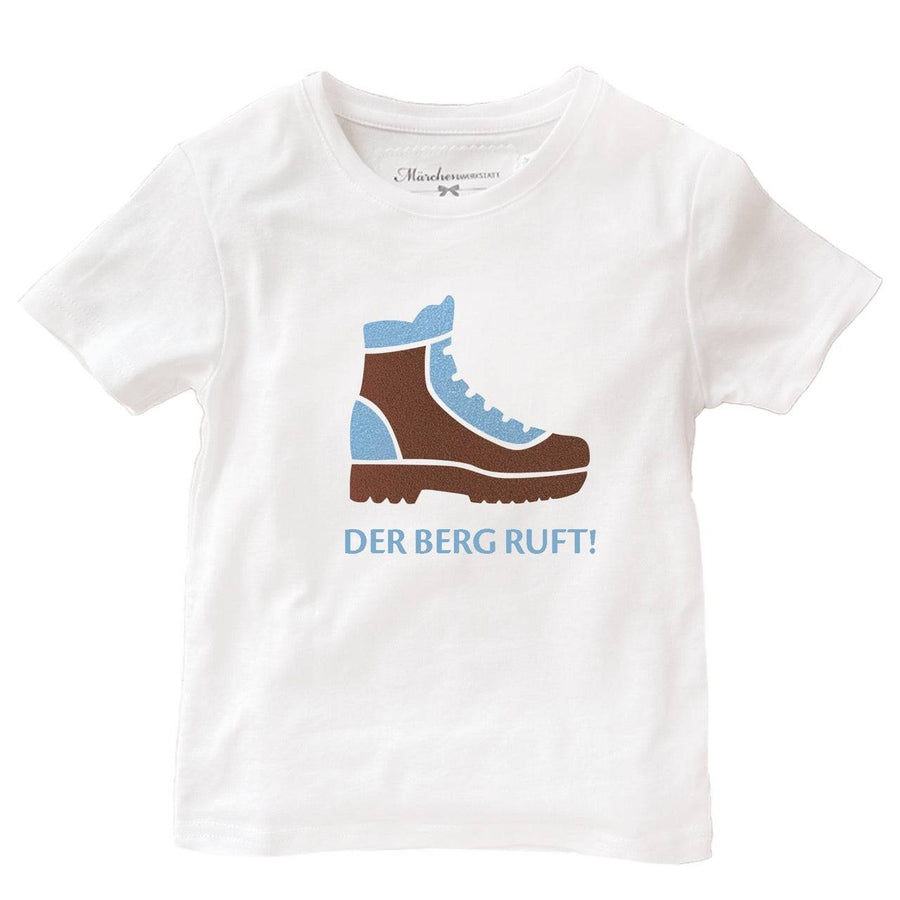Jungen T-Shirt Hut Wanderschuh Der Berg ruft