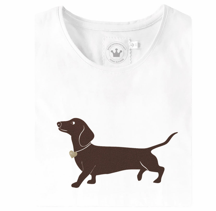 Mädchen Trachten T-Shirt mit Dackel