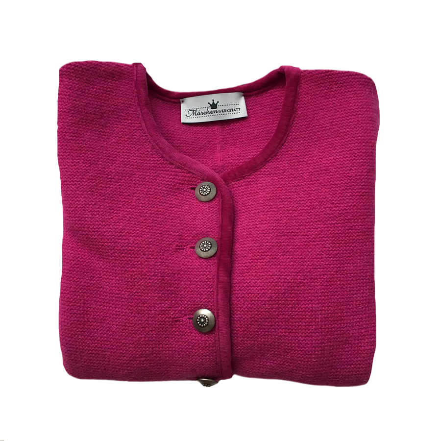 Strick Janker Maedchen pink
